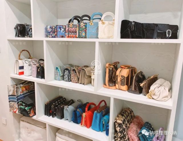 纳样入户整理案例:把奢侈品店搬进家,坐拥百万包包墙!姐就是这么任性!
