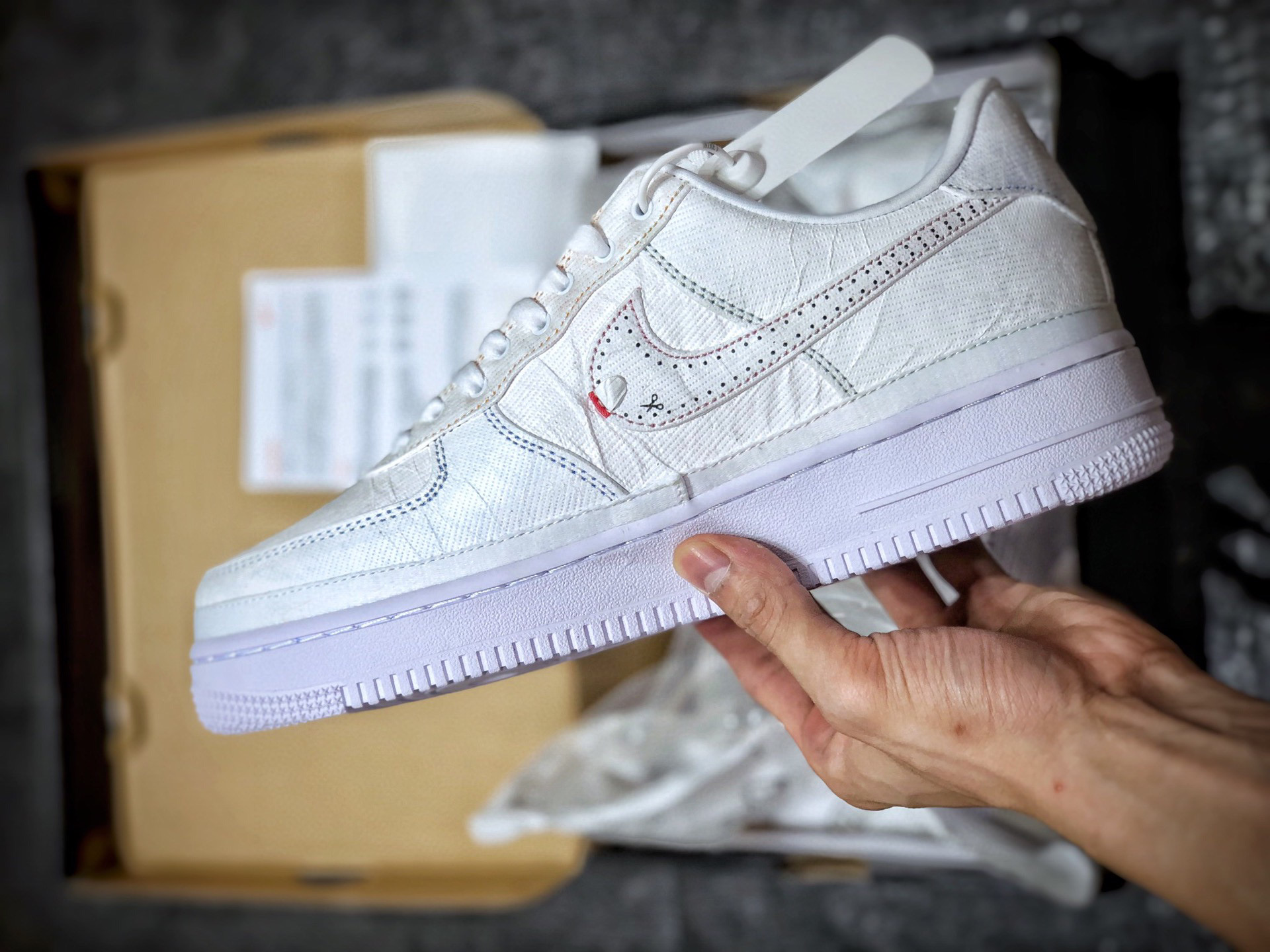 耐克nikeairforce107lxreveal空军撕撕乐af1板鞋