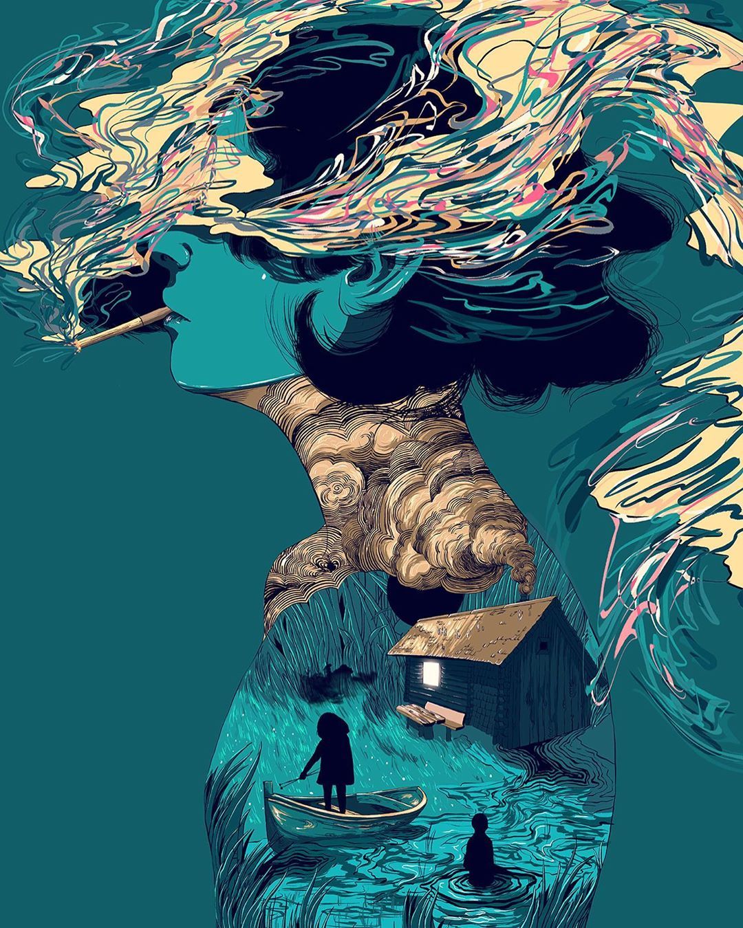 激进的梦想家超现实主义和抽象的表达无与伦比的艺术感受