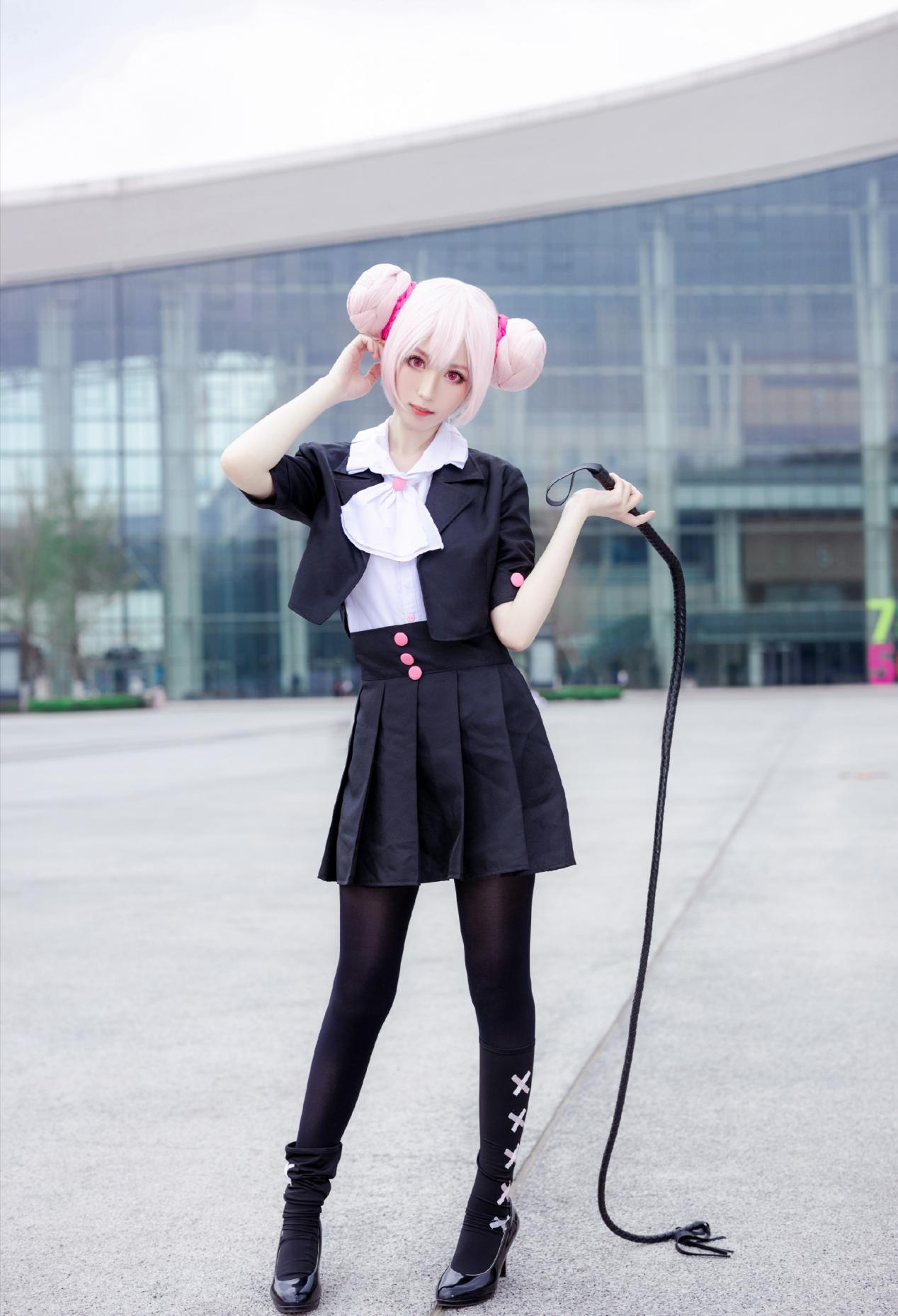 可盐可甜,王者荣耀露娜小乔cos随意转换_coser