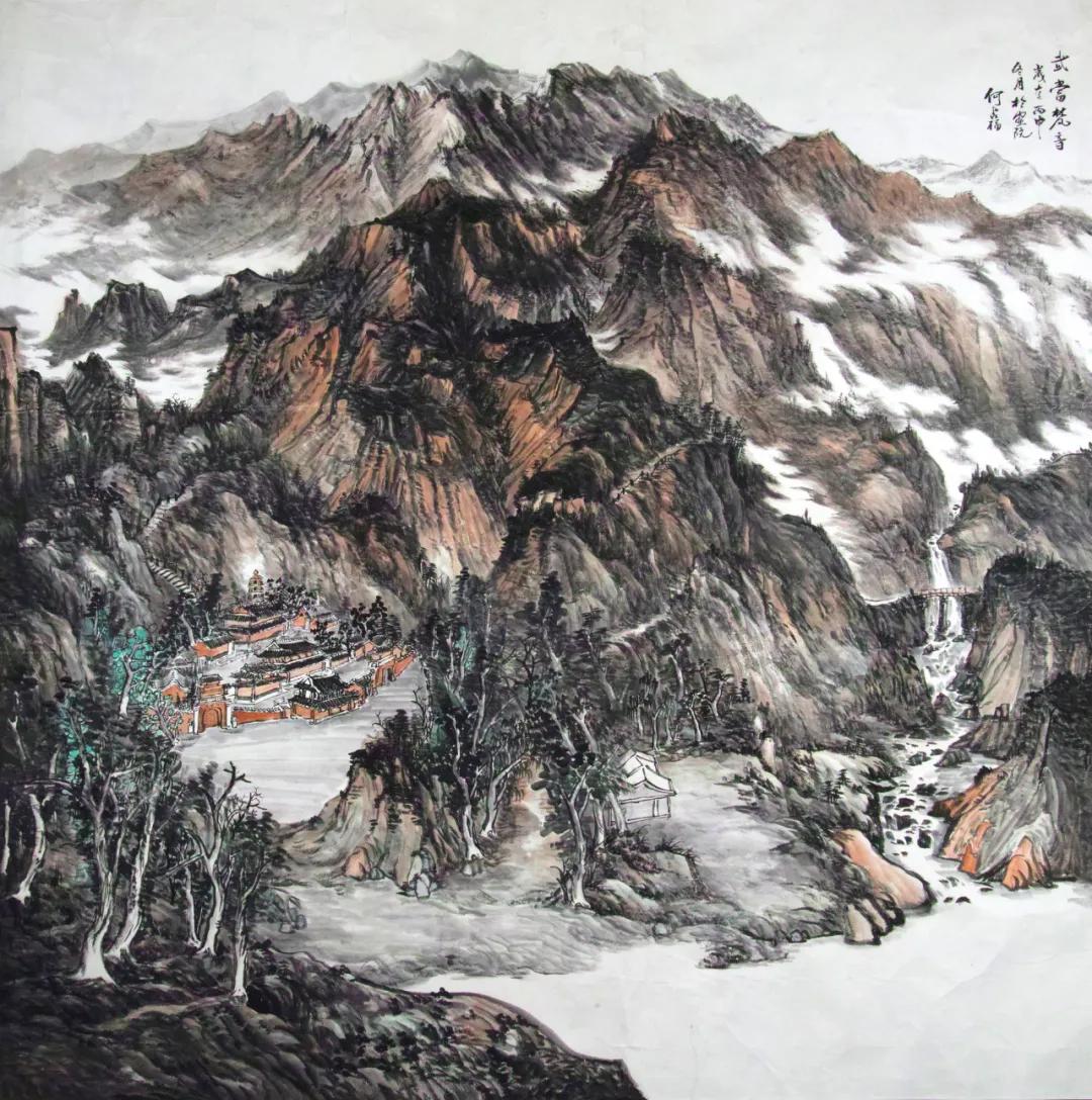 苏州展讯丨心有山水自成画当代名家何占福先生线上画展