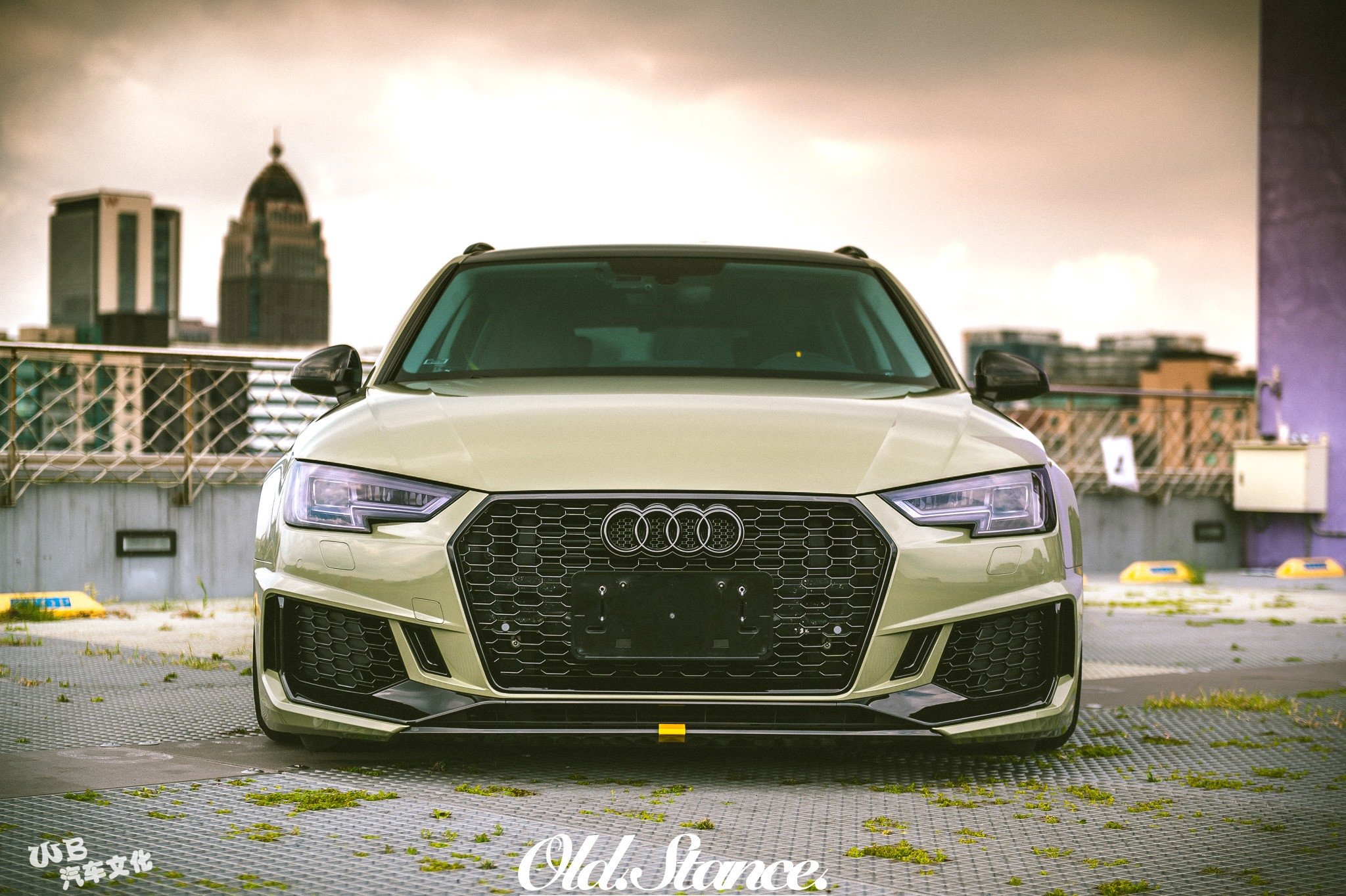 改装车鉴赏 | 卡其绿奥迪a4 avant (b9)