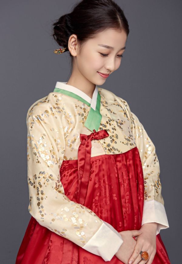 韩国女星穿韩服图片