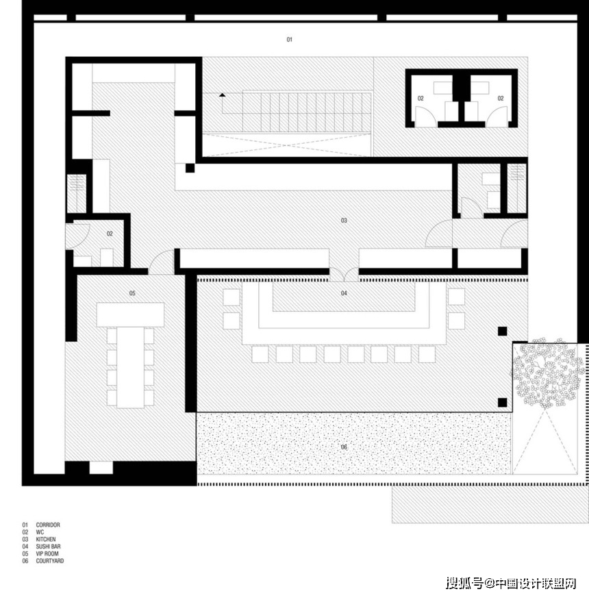 木头 混凝土 水磨石围合成一个盒子酒吧 / 木答答木建筑设计