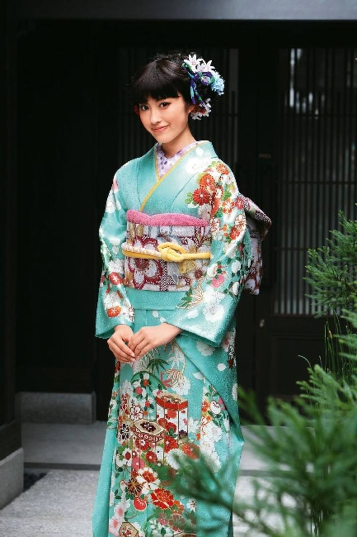 日本古代公主的和服图片