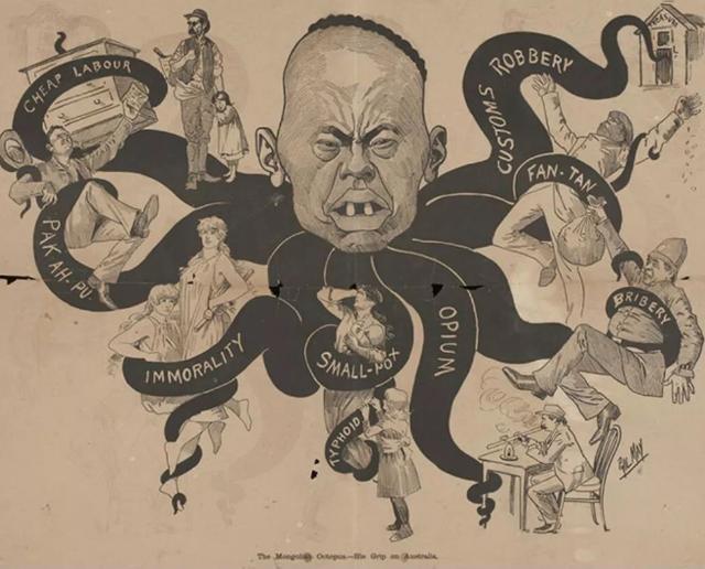 针对的就是中国女性:因为当时华人在美国的形象已经被刻意丑化:麻木