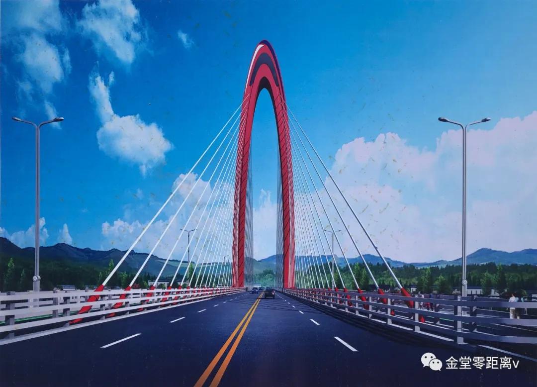 金堂县中河三桥资料图片