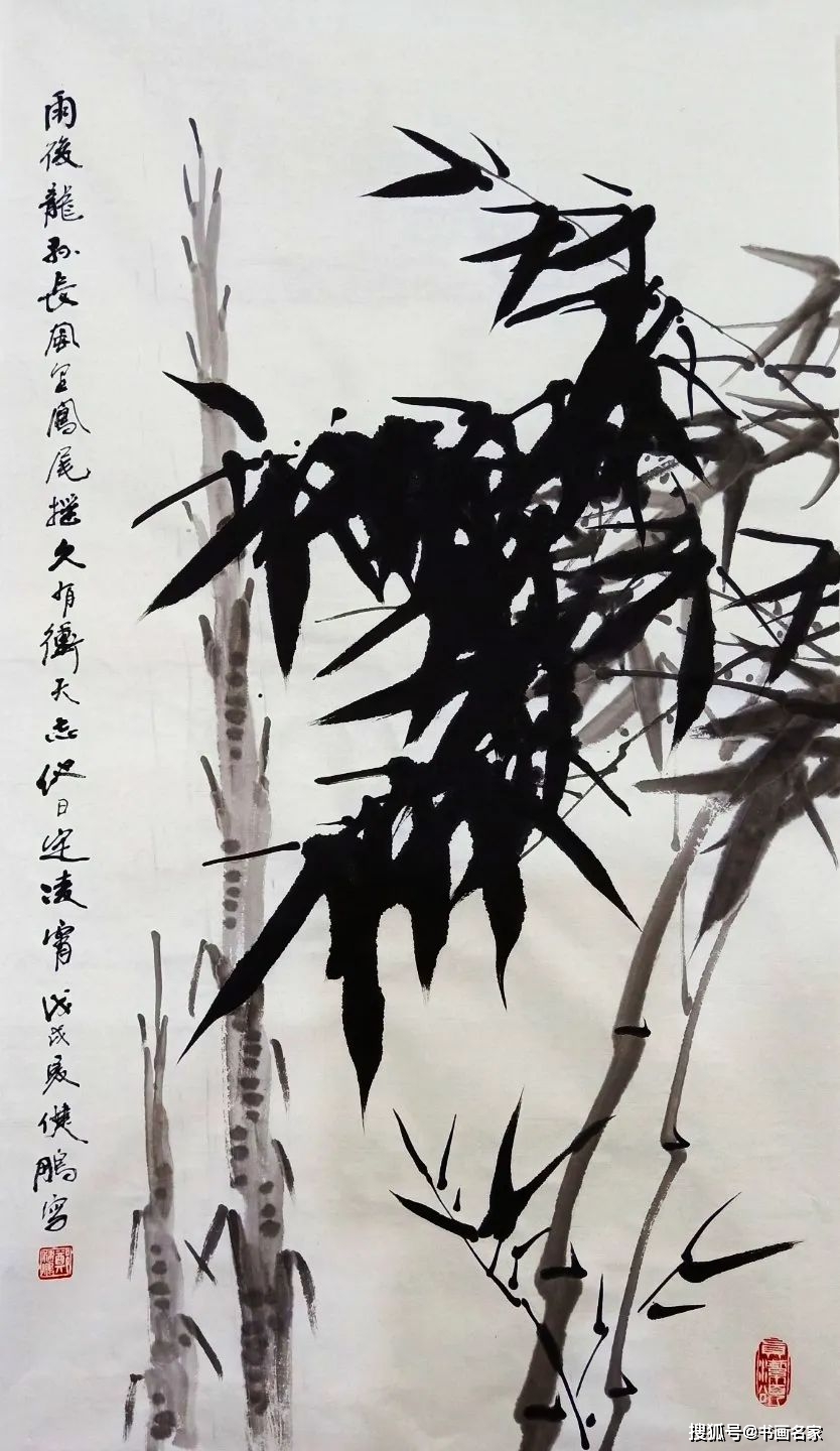 原创[艺术中国 ◆ 竹韵墨语]—— 郑健鹏墨竹作品欣赏