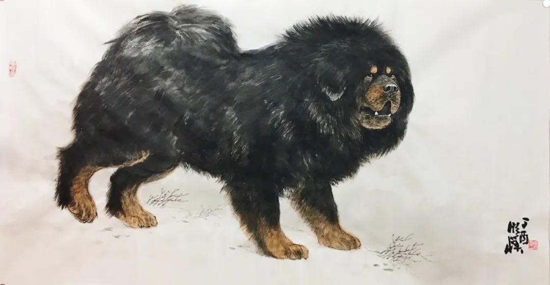 【画廊推荐】画家腾模:獒魂