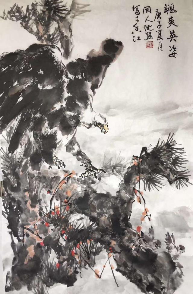 著名旅港中国画家沈默佳作欣赏