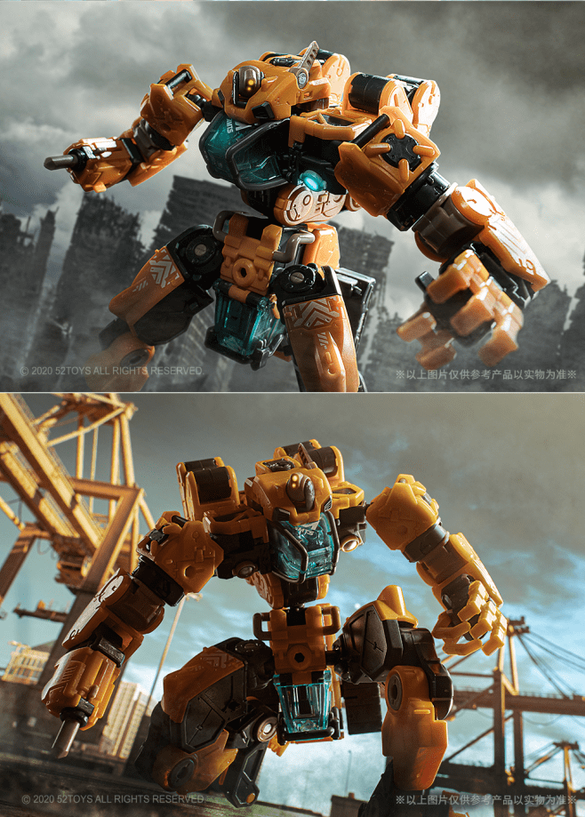 据了解, 52toys此次推出的megabox全能小队破土者已
