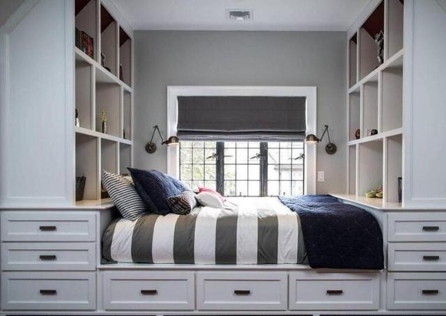 飘窗别瞎装修设计直接改造成床美观不说客人来还可以当床