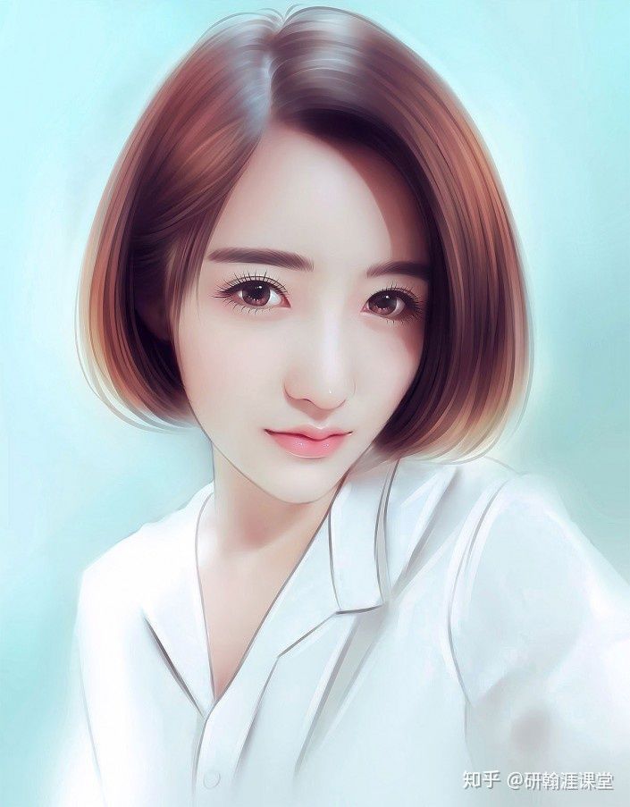 手绘照片把手机里的自拍图片制作成漂亮的手绘效果