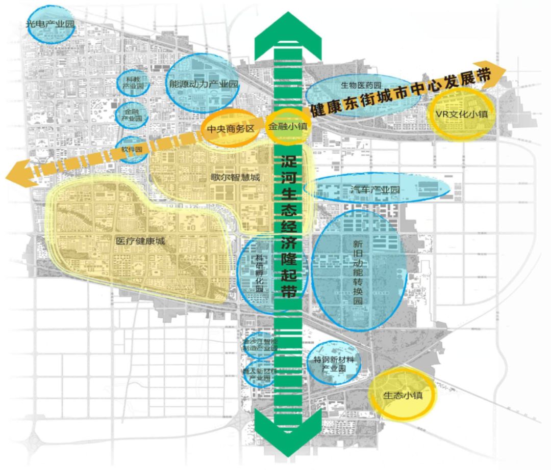 潍坊城市最新规划图图片
