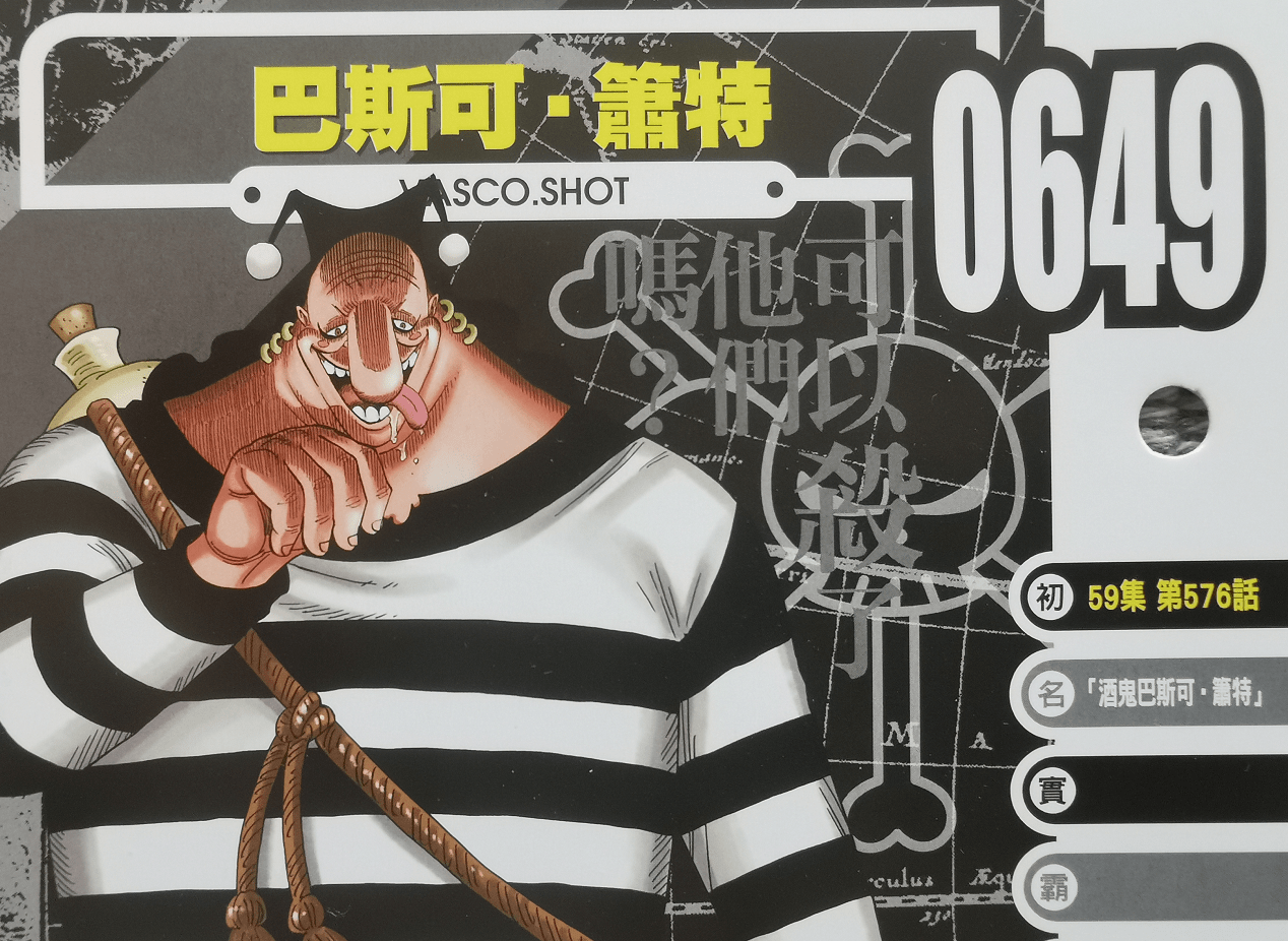 原创海贼王官方资料:因危险被海军一度掩盖,嗜酒如命的巴斯克·乔特