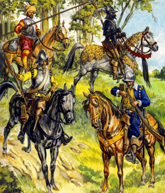 欧洲枪骑兵的17世纪落幕,全身板甲加重型骑枪,也挡不住时代变了