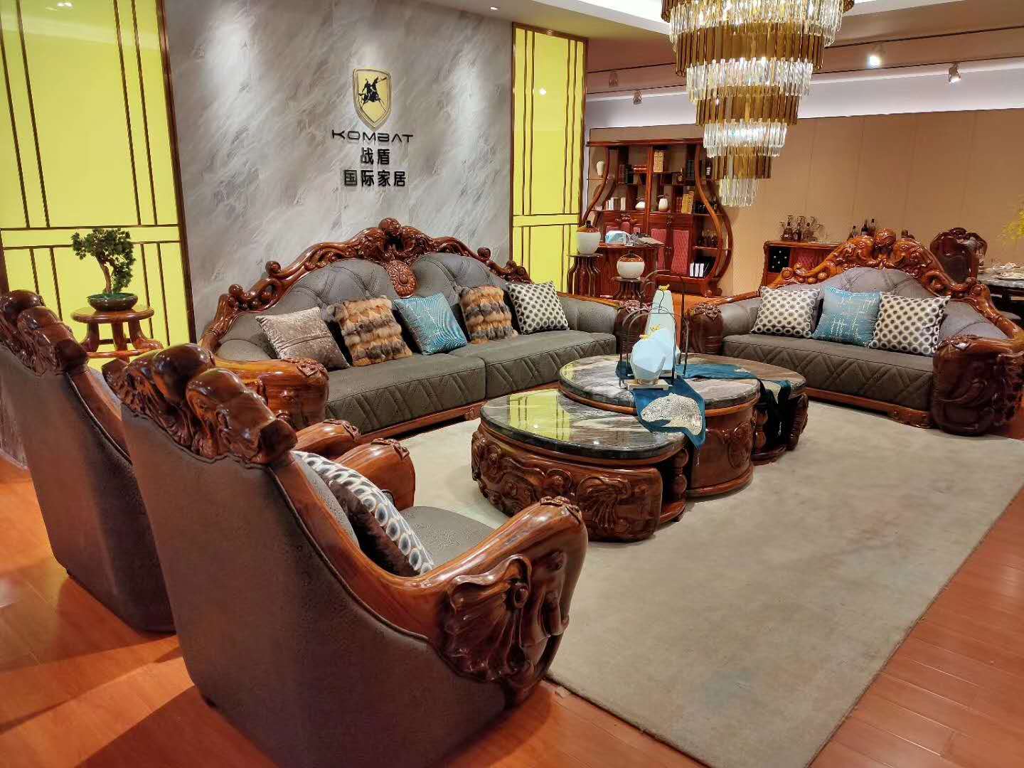 战盾住宅家具工厂规模宏大,线下体验感受真材实料