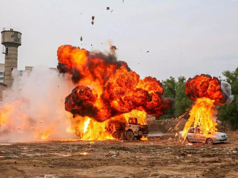 蓝色荣誉2020北部战区危险化学品爆炸事故救援实战演练