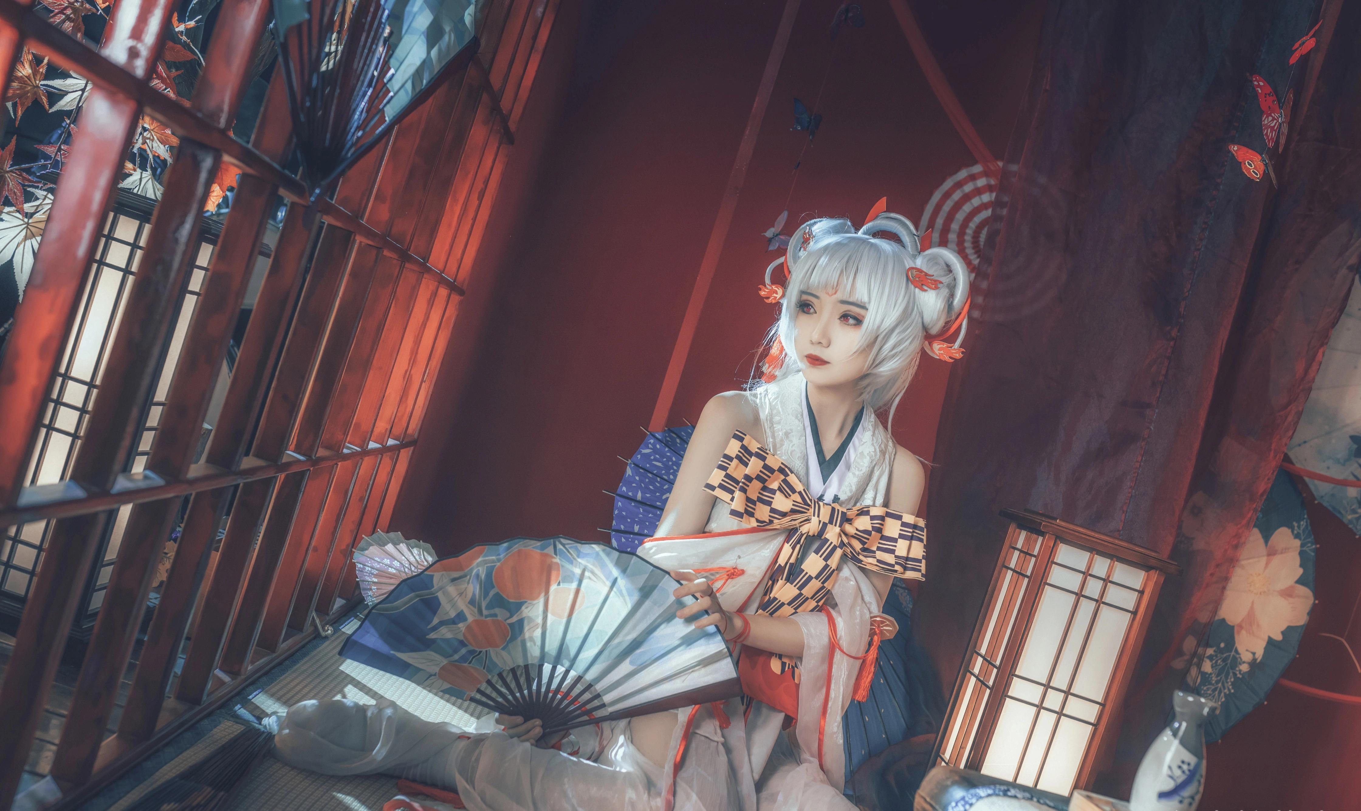 cosplay:《阴阳师》不知火@一包青柠薯片