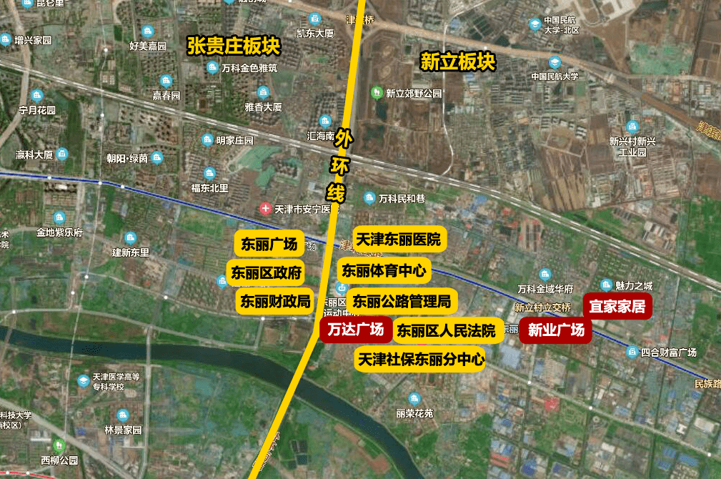 原創猛料天津外環線位置要改環內範圍除了拓圓還有新變化