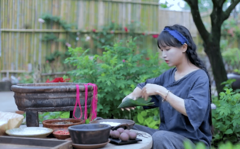 李子柒做青椒皮蛋翻车看清无滤镜的食物真假做饭一目了然