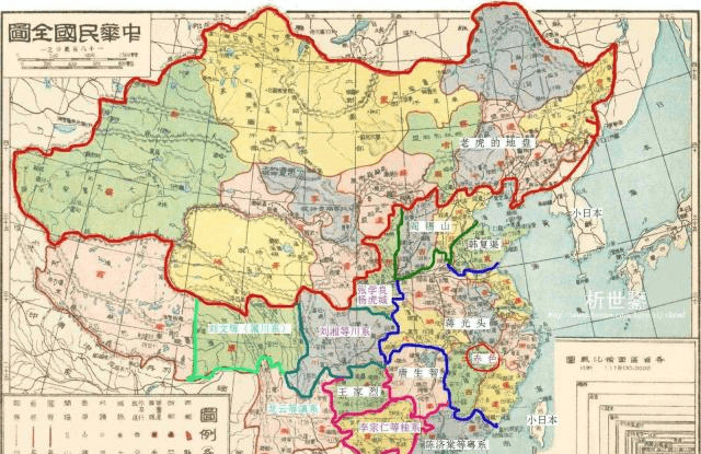 民国时期的各系军阀实力排名如何?_势力