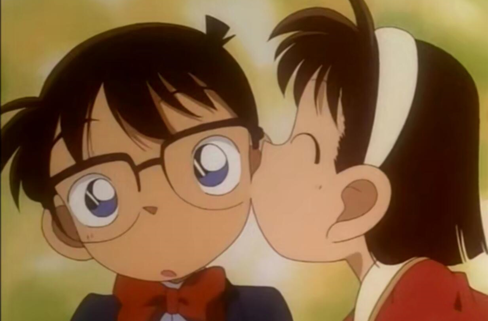 毛利兰和工藤新一在一起实在太亏了柯南亲了那么多妹子