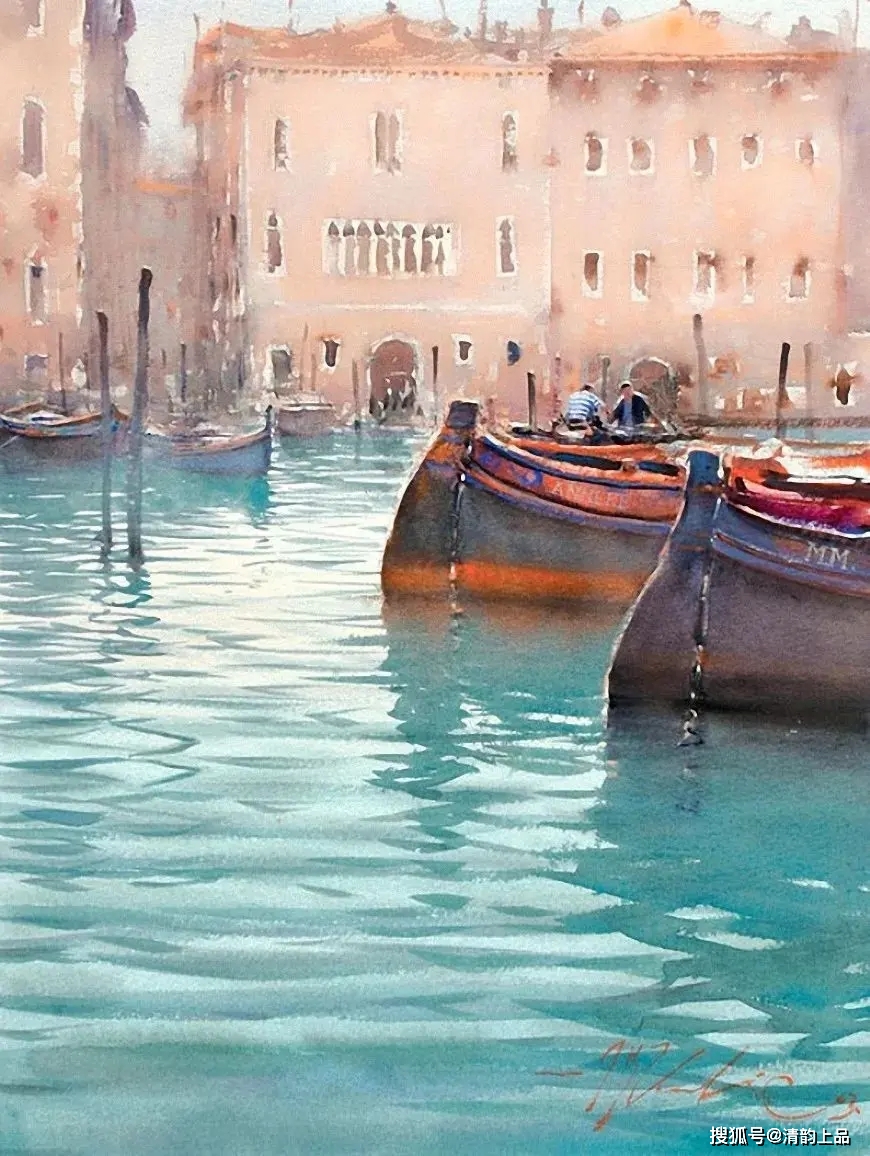 当代水彩画印象派领军人物,澳大利亚画家,约瑟夫·祖布科维奇