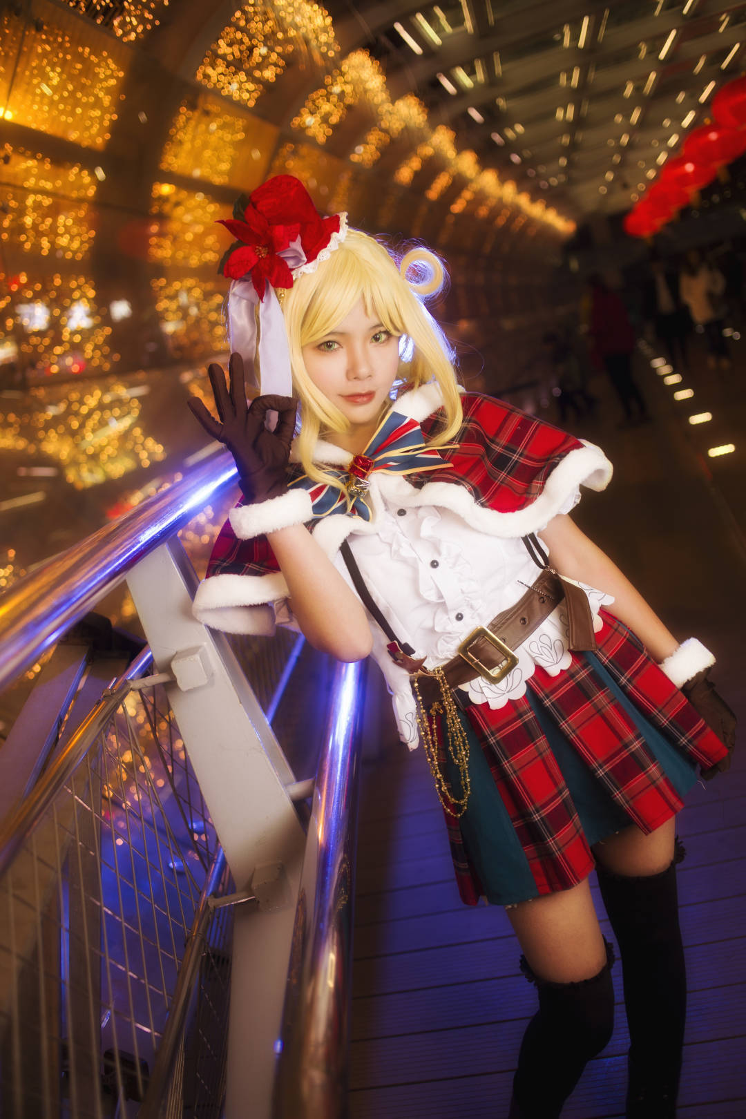 每日图鉴大赏,偶像计划松浦果南cos,腹黑大姐姐一枚!