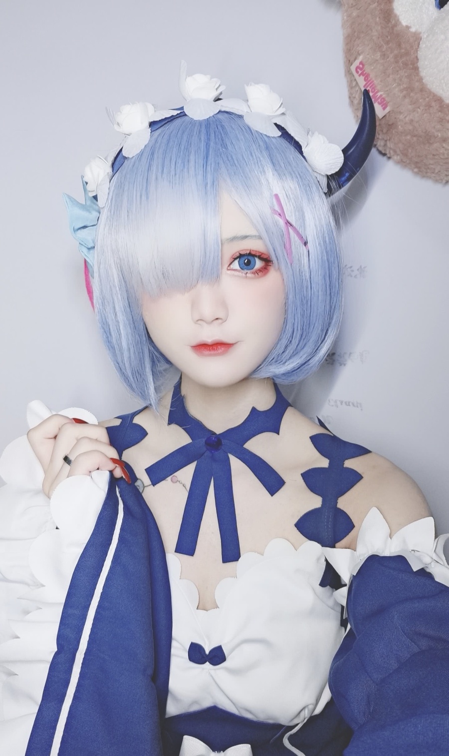 cosplay小恶魔蕾姆是辞妹o