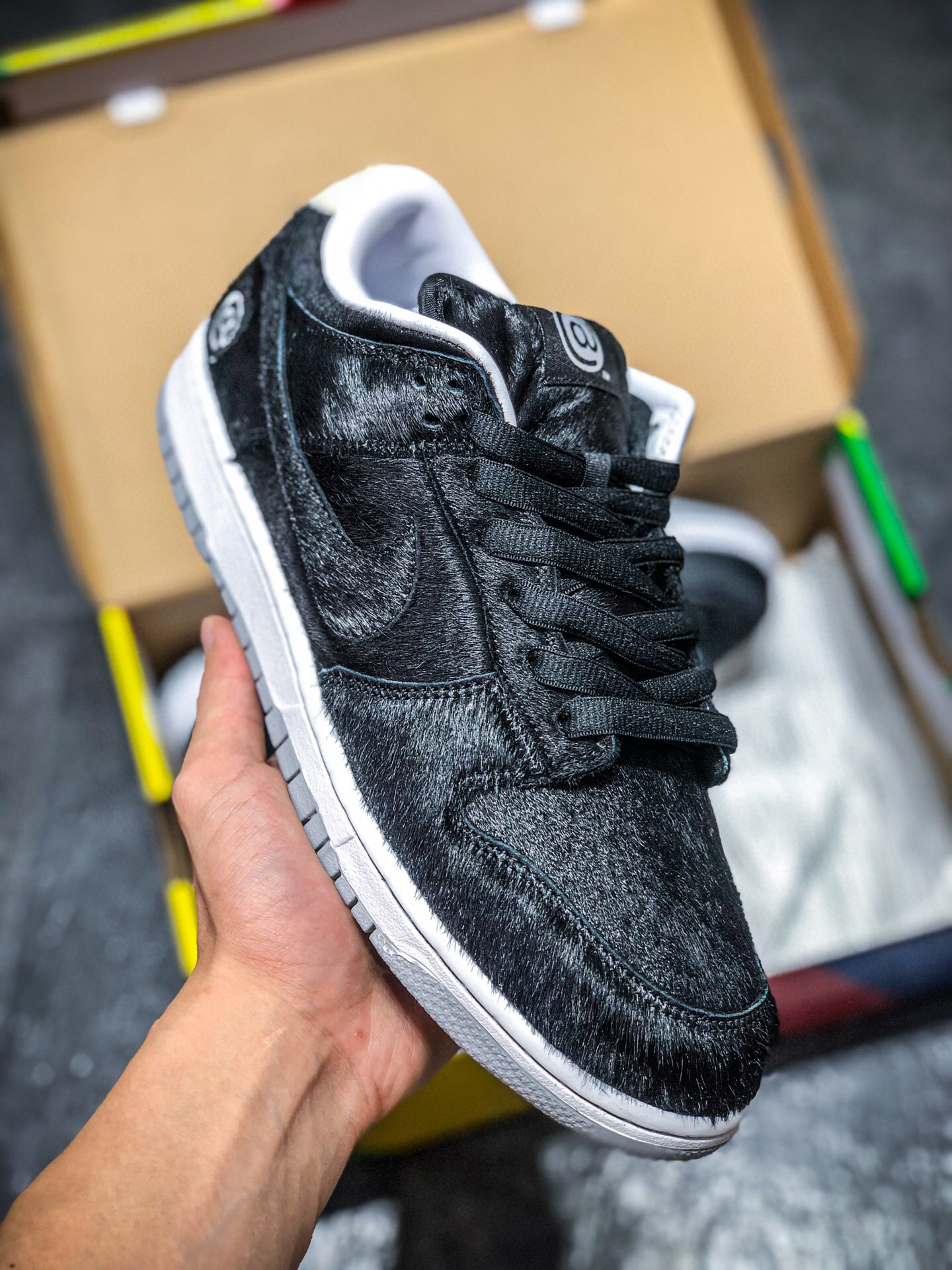 日本玩具 medicom toy 联名耐克 sb dunk be rbrick 鬃毛暴力熊板鞋