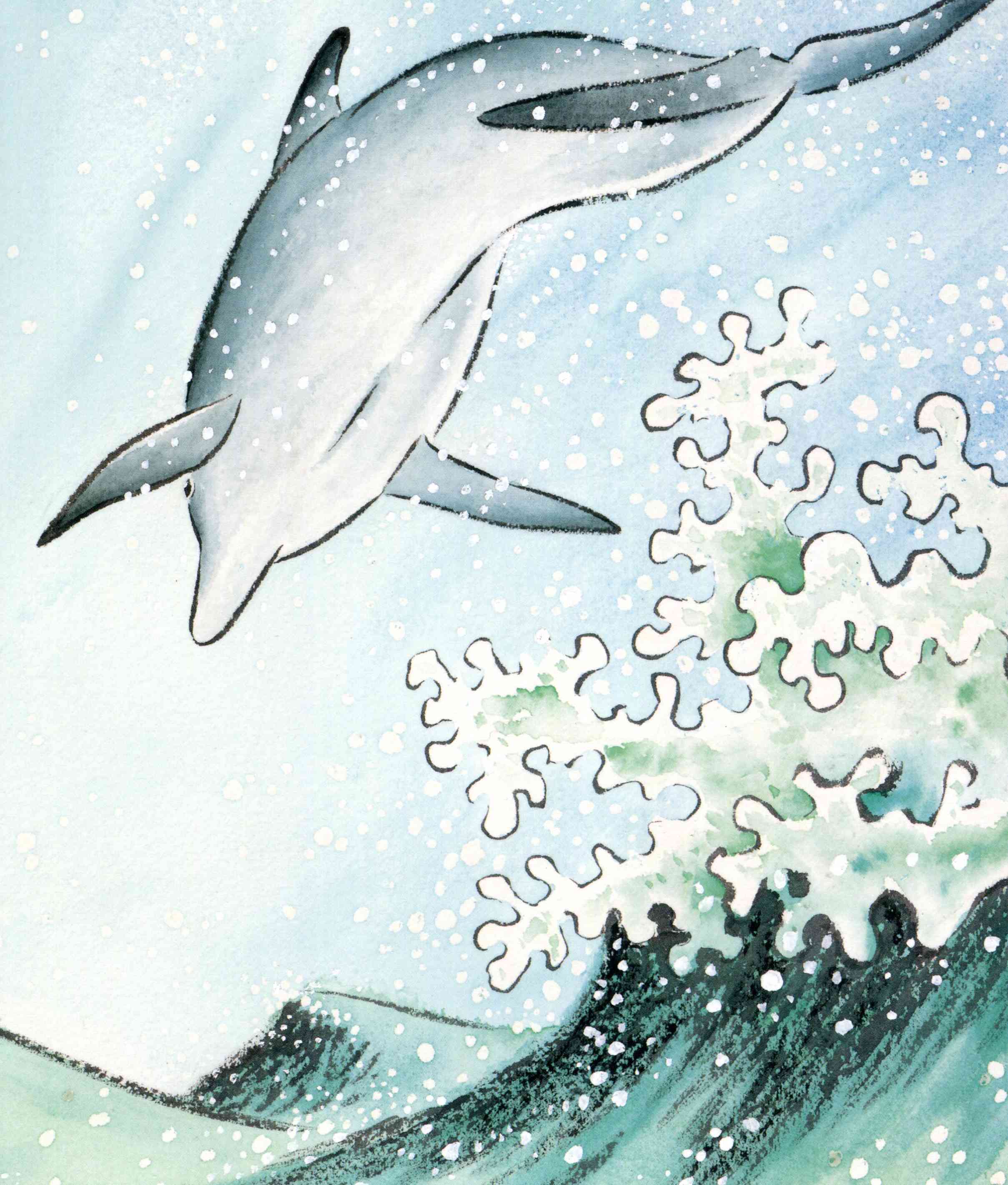 儿童绘本故事推荐与电车赛跑的海豚