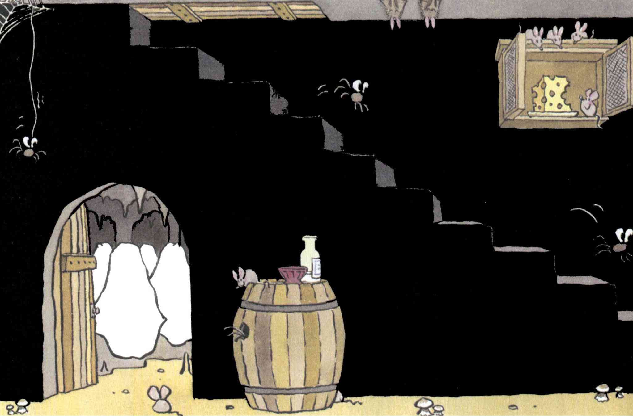 儿童绘本故事推荐《小幽灵去地下室》