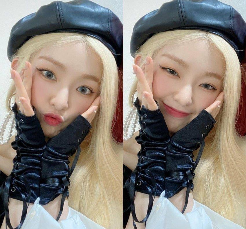 原创女团redvelvet裴珠泫,竟然公然舞台作假,绝美金发被赞真人芭比!