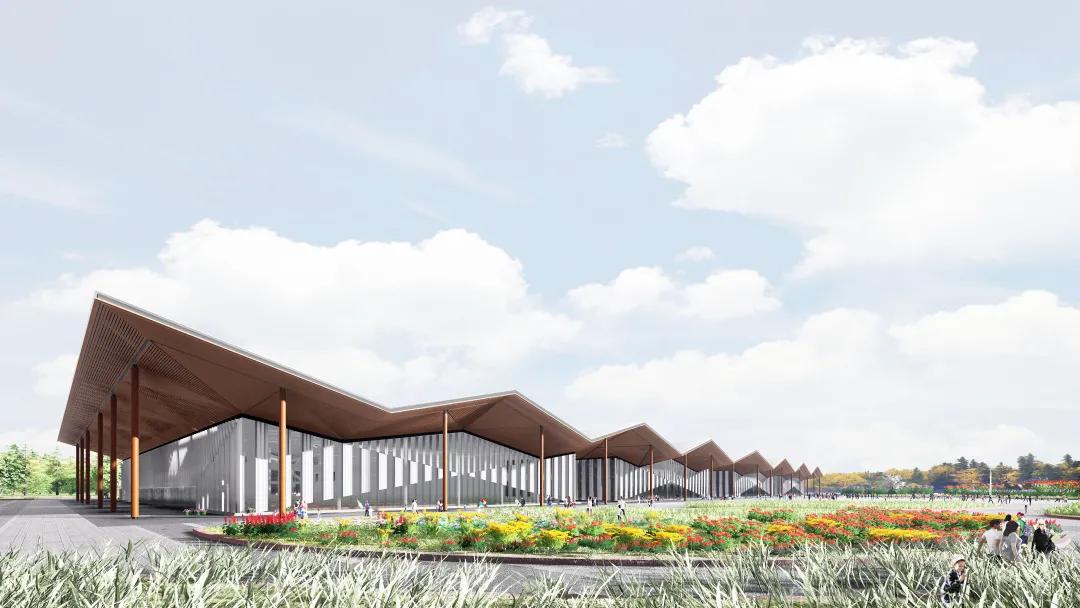 花开中国梦 | 华建集团花博会主场馆复兴馆项目钢结构顺利封顶