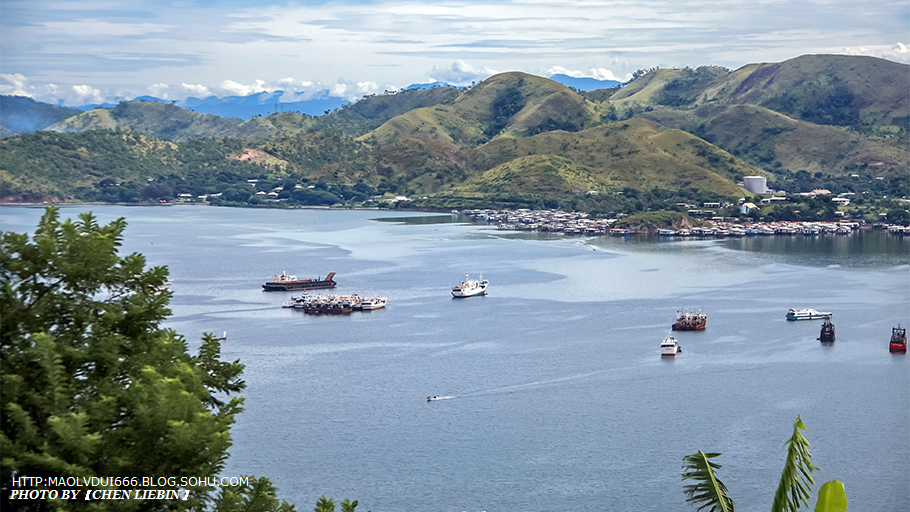 巴布亚新几内亚游记俯瞰莫尔斯比港