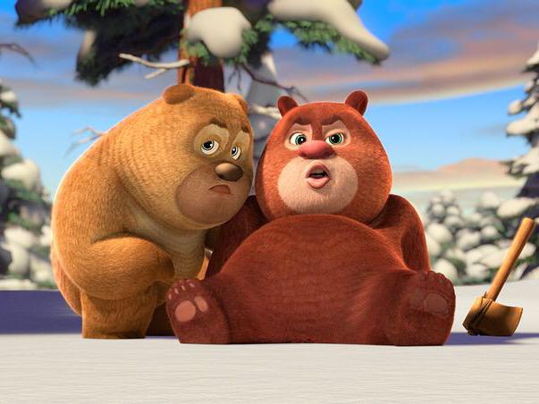 熊出没的治愈瞬间光头强和肥波感情深厚熊大熊二超温暖