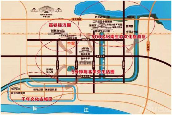 荆州荆北新区规划图图片