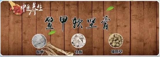 没药:散瘀止痛,外用消肿生肌 柴胡:疏肝解郁,升举阳气 鳖甲软坚膏