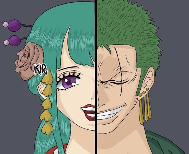 海贼王夫妻对比照曝光,三大主力各有所爱,最后一对天作之合_山治和