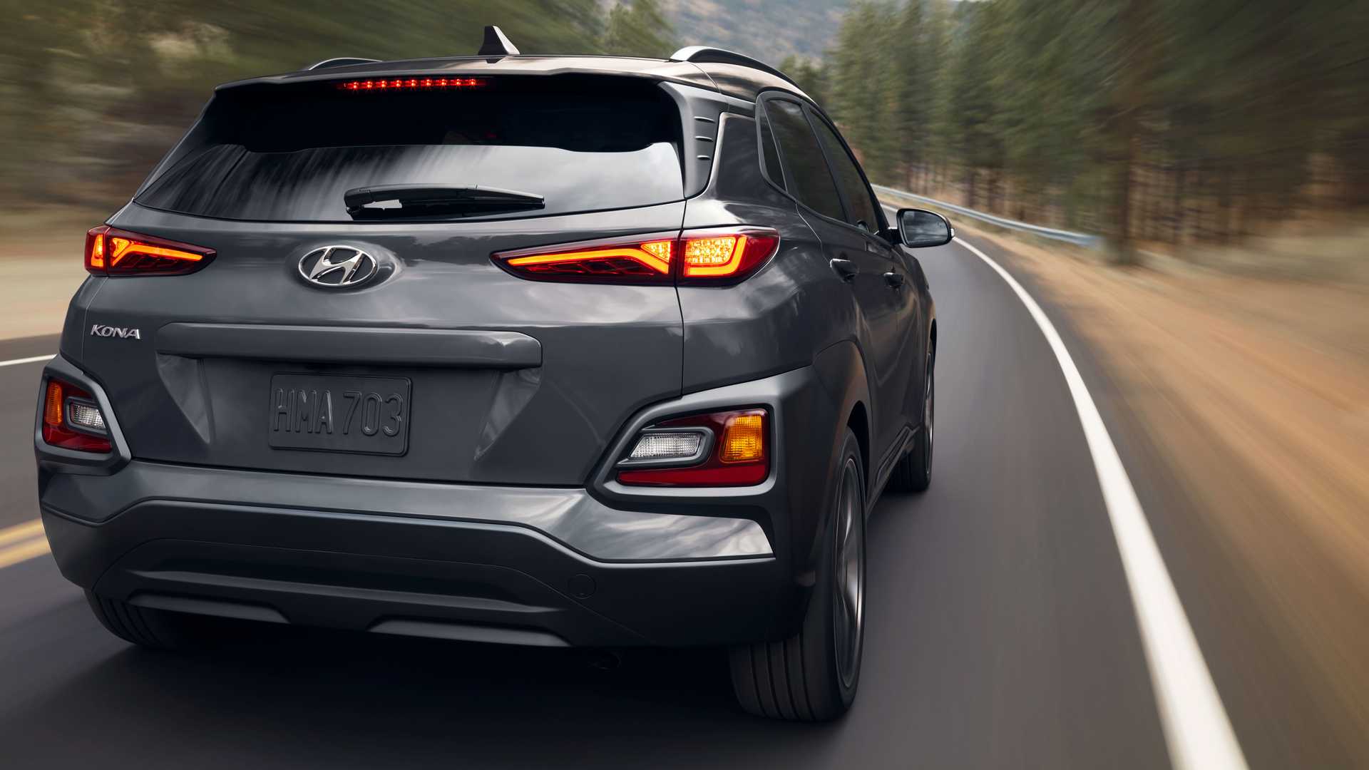 酷黑小车标配16t现代kona暗夜特别版官图发布