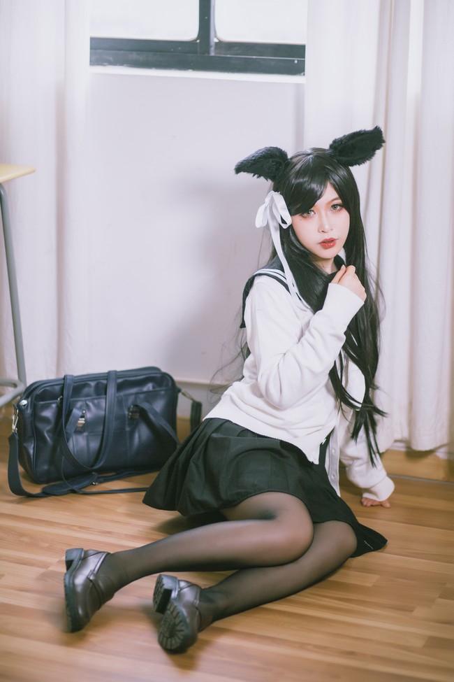 cos:碧蓝航线-爱宕jk制服_手机搜狐网