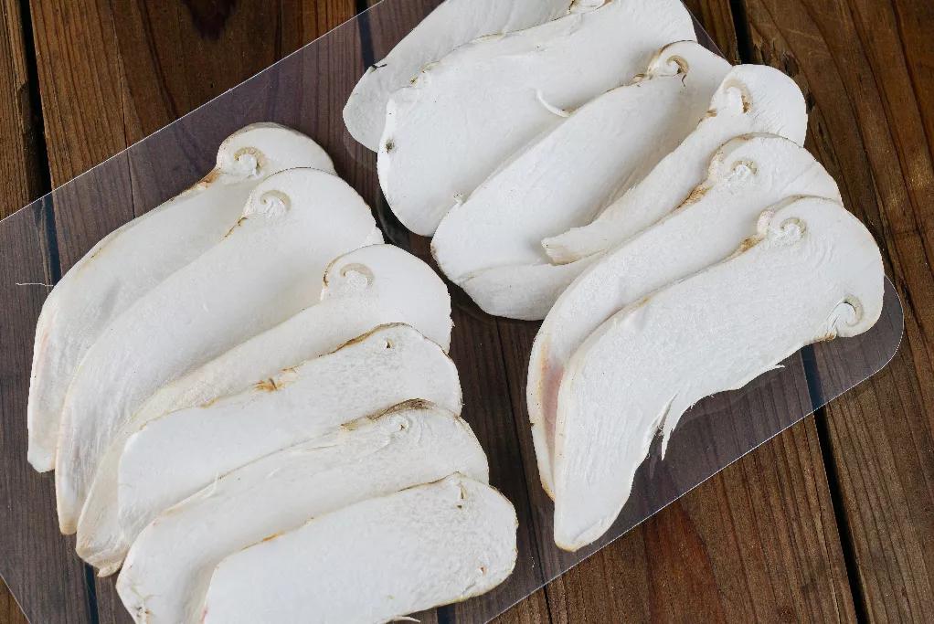 香格里拉鲜松茸精致切片撕开就吃