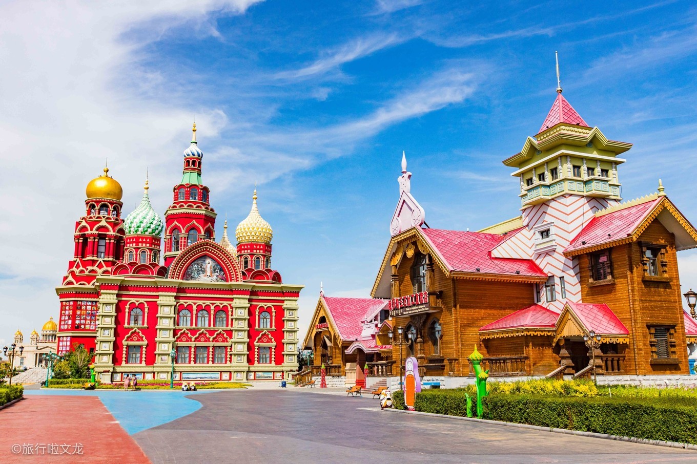 呼伦贝尔草原旅行,到满洲里就来到套娃景区,从没见过这么多套娃