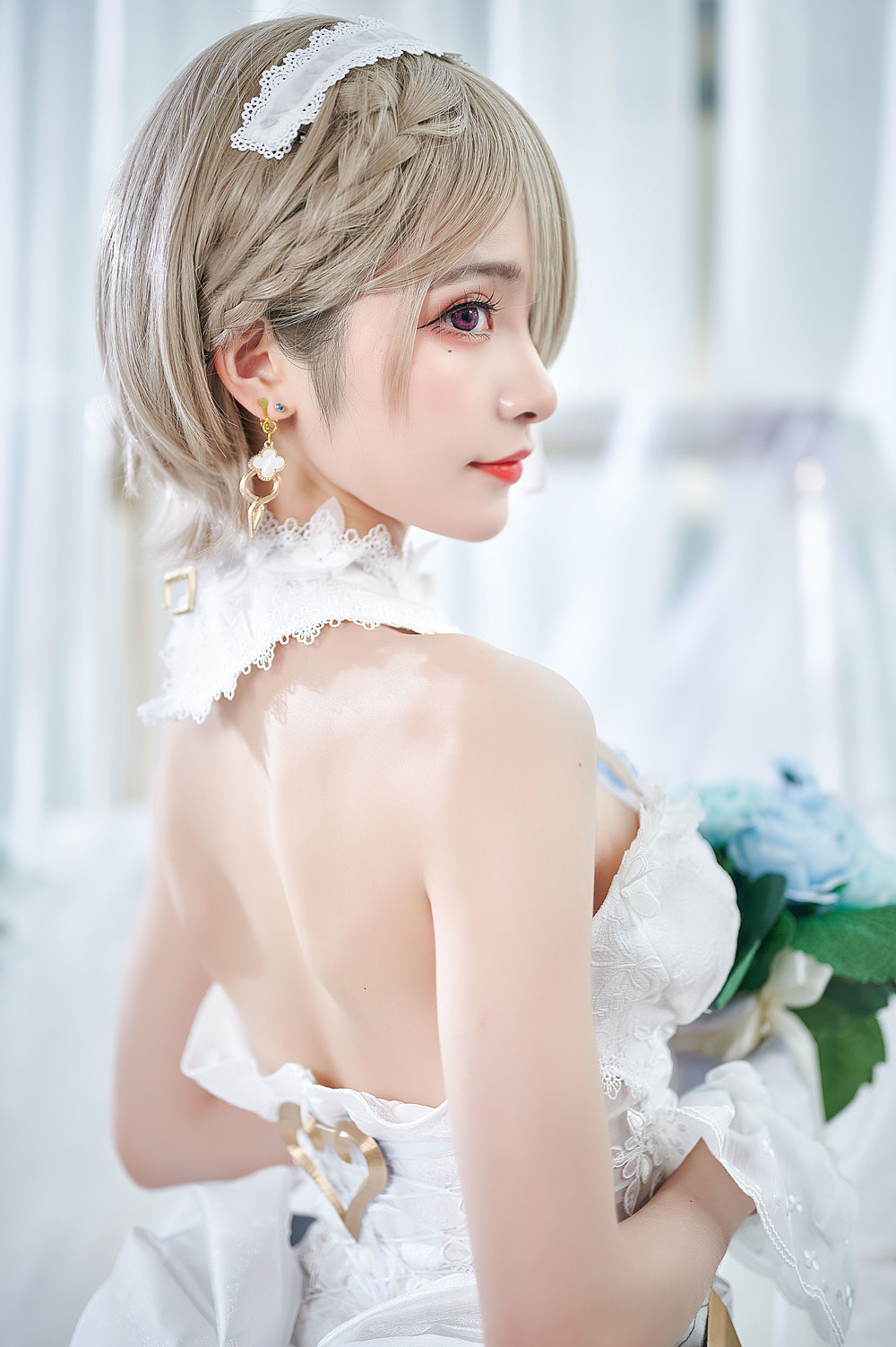 cos:崩坏3-女仆长花嫁丽塔