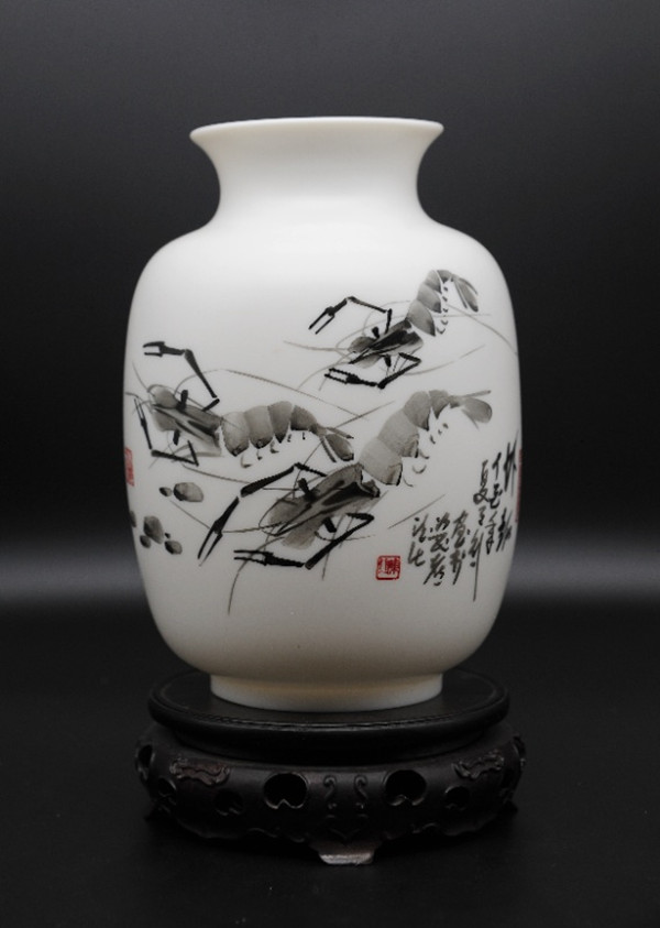 释延年法师与陈行一大师为德化当下的瓷绘艺术提供更多可能性_作品