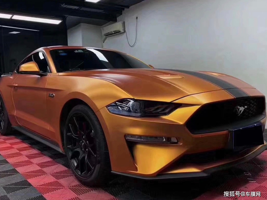 福特野马 贵族尊享·电光金属铜改色膜效果图