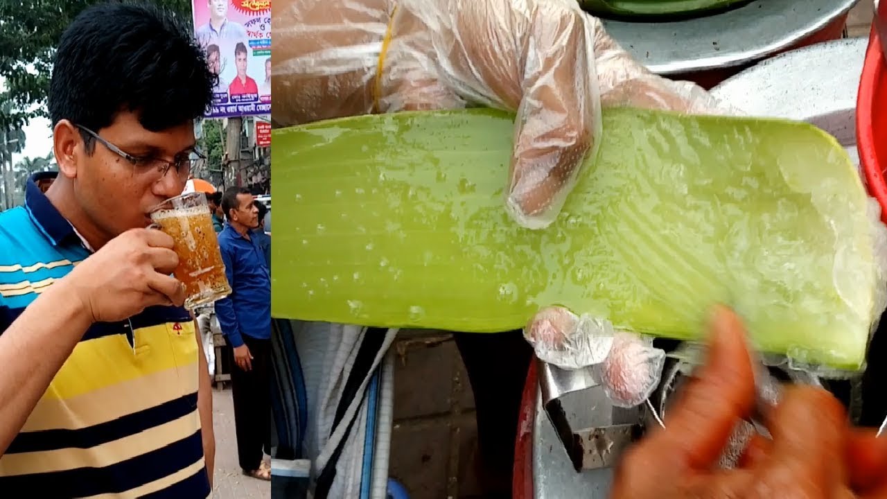 印度小哥街头鲜榨的芦荟汁遭网友吐槽不干不净喝了没病
