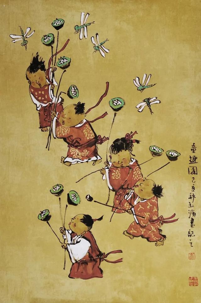 中国画家崔玉滨国画人物画作品欣赏