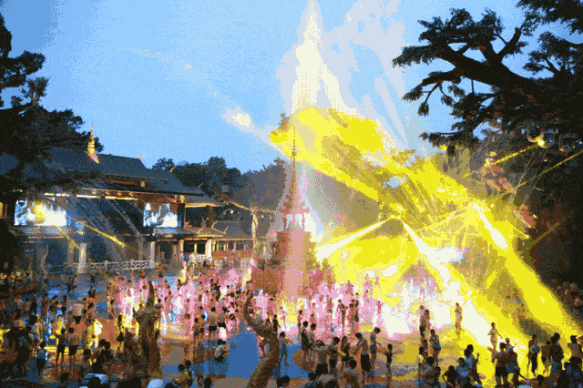 集发夜场盛大开幕门票免费送篝火电音戏水趴燃情一夏